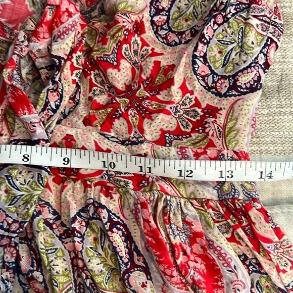 ⭐️Romeo & Juliet Couture,Flirty,Lightweight Tie-Front Dress, Side-Zip,EUC,Size M - Picture 5 of 8